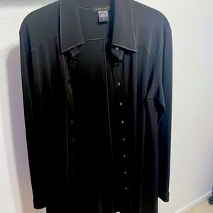 Eva Varro Top.  Long sleeve, black, great condition.
